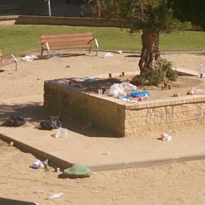 C´s reclama al Ayuntamiento la limpieza del parque del barrio de Pinilla