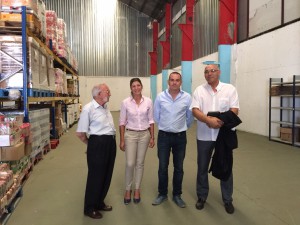 Ciudadanos concejales visita banco de alimentos Zamora (24-07-2015)