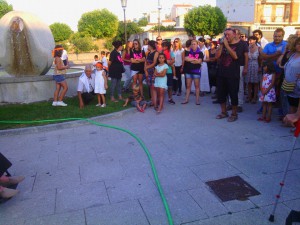 Ciudadanos concejala en pregón de San Frontis (20-8-2015)