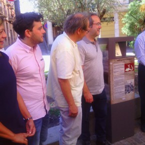 C´s en la inauguración del monolito dedicado a "Cervantes y Zamora"