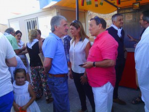 Ciudadanos concejala y coordinador en pregón fiestas San Frontis (20-08-2015)