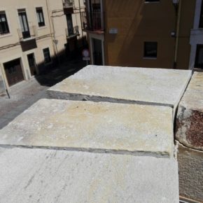 Ciudadanos alerta del deterioro de los muros del parking de San Martín Ciudadanos alerta del deterioro de los muros del parking de San Martín