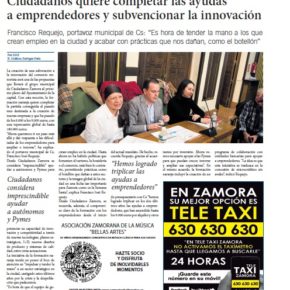 Ciudadanos quiere completar las ayudas a emprendedores y subvencionar la innovación Ciudadanos quiere completar las ayudas a emprendedores y subvencionar la innovación