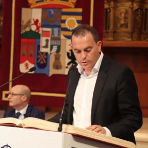 El presidente de la Diputación, Francisco José Requejo, anuncia las primeras medidas de transparencia