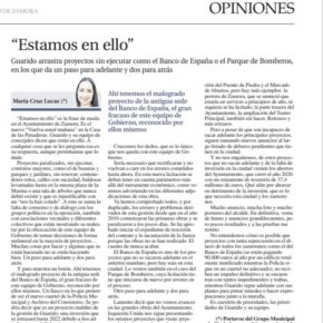 "Estamos en ello"